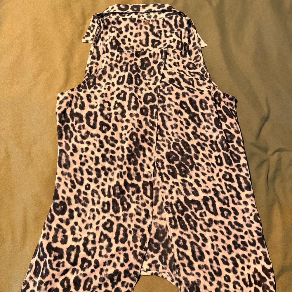 Euc - Guess Split Back Button Up Tank - image 3